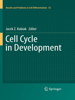 cover image of Cell Cycle in Development